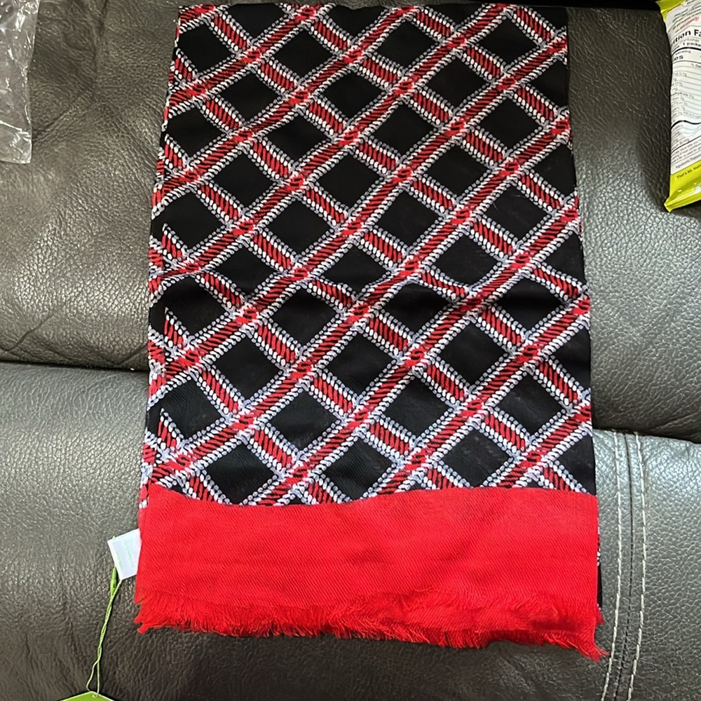 Vera Bradley Minsk plaid soft wool scarf